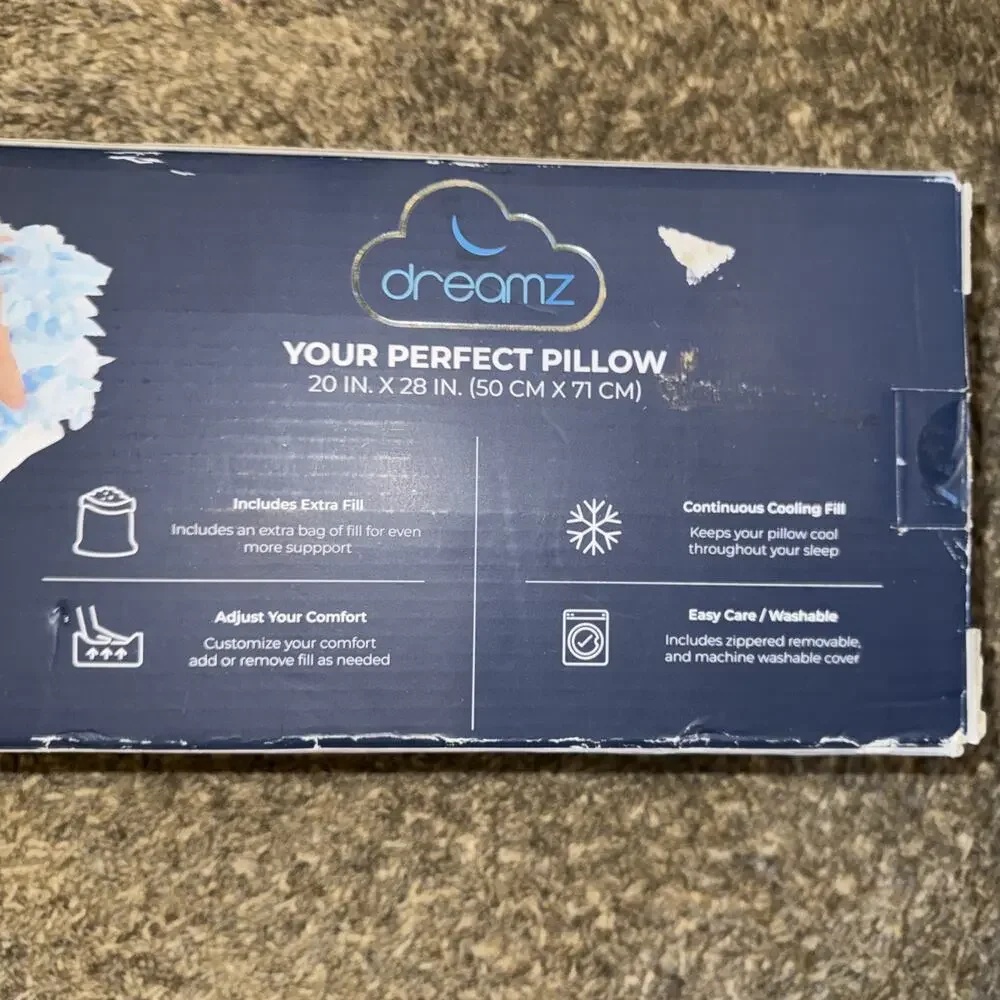 Dreamz® Cooling Fabric Bed Pillow
